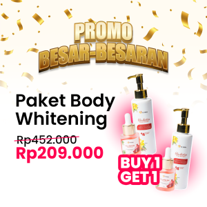 Body Whitening Pemutih Badan Glowbiotics Free Serum Punica AHA 10% Bebas Paraben
