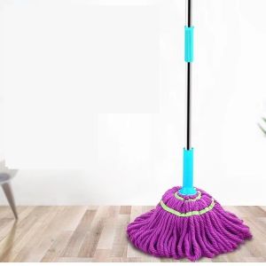 ไม้ม็อบ ไม้ม็อบถูพื้นแบบบิดล็อค ไม้ถูพื้นไมโครไฟเบอร์ ด้ามแสตนเลส ไม้ม็อบถูพื้นสีม่วง-Hoven Thailand