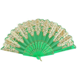 Joldhans พัดลูกไม้แบบพับได้สไตล์วินเทจพัดพัดแบบมือจับพัดพัดสำหรับงานเต้นรำจีนอุปกรณ์ประกอบฉากงานแต่งงานงานเลี้ยงเครื่องประดับงานฝีมือของขวัญ