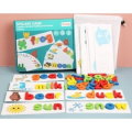 Trò chơi ghép chữ tiếng Anh - Spelling game, đồ chơi gỗ phát triển trí tuệ Dochoigovn. 