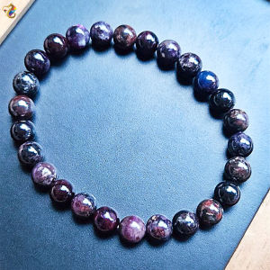 Super Premium Grade Natural South Africa Duo Bao Purple Sugilite Bracelet