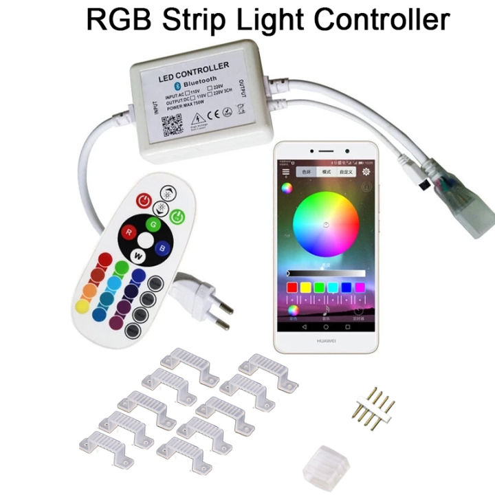 Fimilo 2835 5050 5730 Led Strip Light Adapter Set Controller IR Remote ...