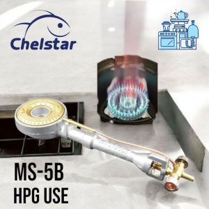 CHELSTAR MS-5B High Pressure Gas Stove | Cast Iron Burner | Compact Design | Ergonomic Control