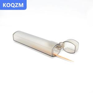 [COD] KOQZM Xách tay tăm chủ nhựa trong suốt tăm Hộp Thuốc Lá chủ lưu trữ trường hợp kim trường hợp du lịch ngoài trời