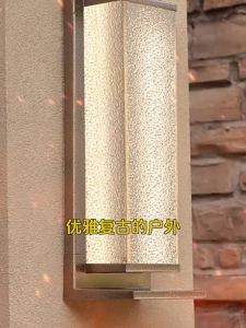 YFD  Outdoor Wall Lamp Solar New Chinese Style French Retro Wall Lamp Hanging Lamp Outdoor Waterproof Balcony Lamp Villa Courtyard Lamp