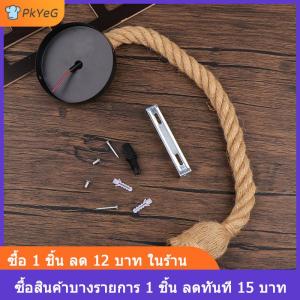 [COD] PkYeG โคมไฟระย้าเชือกปอแบบวินเทจสไตล์อเมริกันโคมไฟระย้าตกแต่งอุตสาหกรรมบาร์คาเฟ่โคมไฟแบบเชือกถักด้วยมือโคมไฟระย้า