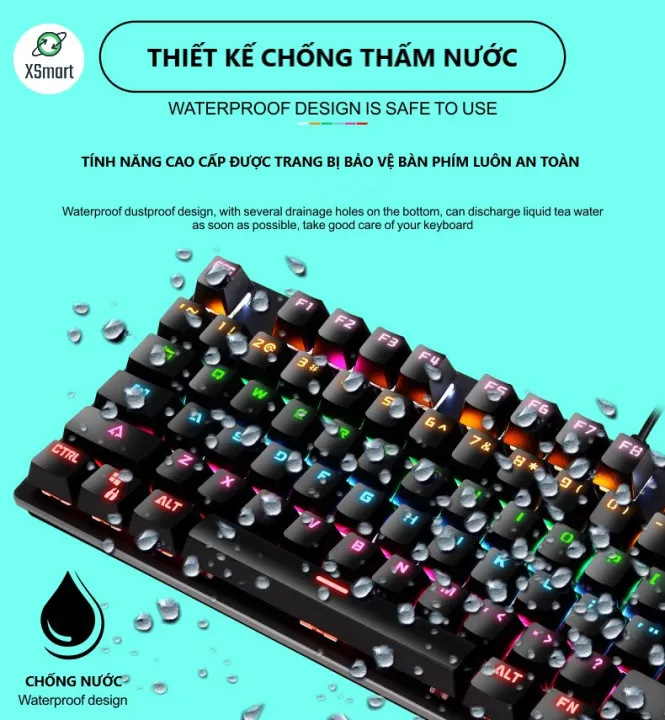 Bàn Phím Cơ Máy Tính K2 PRO Với 10 Chế Độ LED Khác Nhau Keyboard Blue Switch Cho Máy Tính Laptop PC Phím Phù Hợp Chơi Game Dùng Làm Việc Văn Phòng Có Cục Chống Nhiễu 4 Màu Đen Trắng Hồng Xanh | BigBuy360 - bigbuy360.vn Bàn Phím Cơ Máy Tính K2 PRO Với 10 Chế Độ LED Khác Nhau Keyboard Blue Switch Cho Máy Tính Laptop PC Phím Phù Hợp Chơi Game Dùng Làm Việc Văn Phòng Có Cục Chống Nhiễu 4 Màu Đen Trắng Hồng Xanh | BigBuy360 - bigbuy360.vn