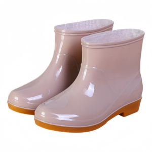 YIYIUR Waterproof Womens Short Rain Boots Low-top Non-slip Water Shoes Practical Lightweight Garden Rain Shoes For OutdoorsKitchenWork