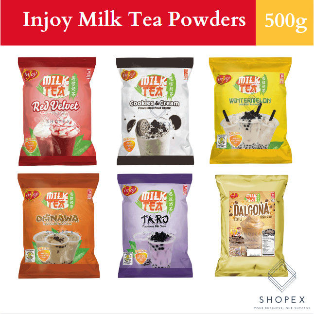 inJoy Milk Tea Powders 500g Flavor Powder Milktea Injoy Local Milk Tea ...