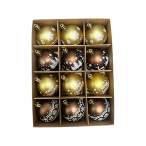 LETIGO 12Pcs Matte Finish Christmas Ball Ornaments 6cm Colorful Christmas Balls Gifts Reusable Christmas Baubles Xmas Decorative