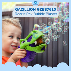 Gazillion Dino Rex Bubble Blaster Mainan Gelembung Anak