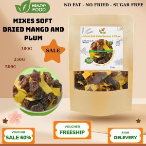 【BUY 1 TAKE 1】3F FOOD DELICOUS SOFT DRIED MANGO AND PLUM JAM - No Sugar No Fat No Preservatives