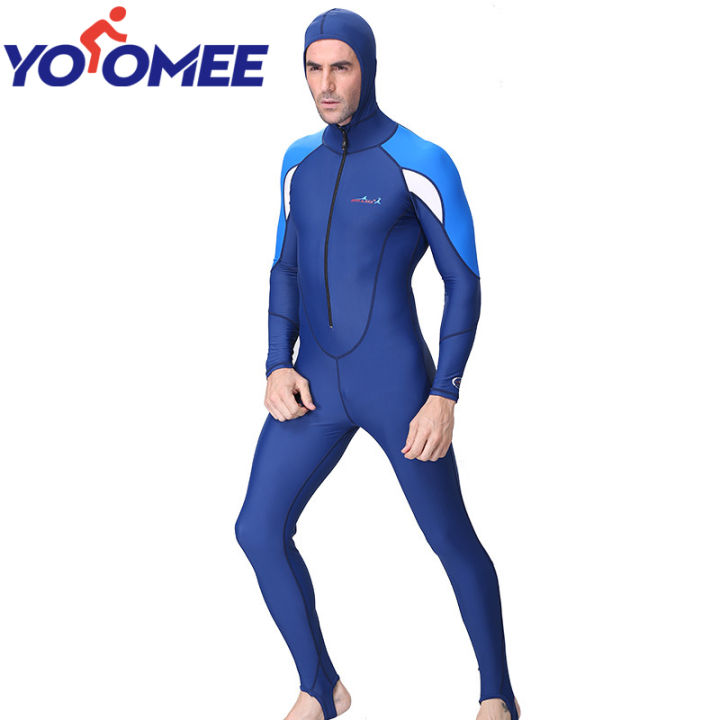 Yoomee Diving Suit Swimming Suits Wetsuit Swimwear Lycra Stinger with Cap  Full Dive Skins Jump Suit for Men Lazada PH