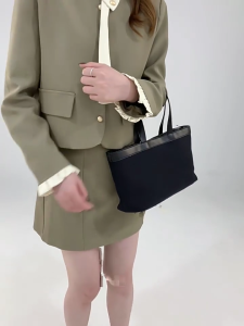 Túi xách nữ kiểu Hàn Quốc Túi thường ngày Túi xách đơn giản tất cả phù hợp với túi quai phía trên túi mua sắm dung tích lớn đi lại túi