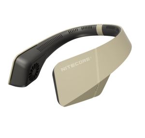 [Singapore Seller] Nitecore NEF20 Portable Bladeless Neck Fan | Weight: 304g | 3 level wind speed | USB-C Charging port | Dual-sided turbine motor contains 96 blades and reach an airflow rate of up to 170L/min