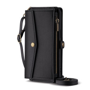 for OPPO Reno16 F FS Reno 16F Flip Leather Case with 2 Straps Cover Multi-function Wallet Bag Card Pocket