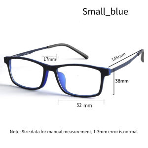 HEVIA Rubber Titanium Ultralight Comfortable Glasses Frame Men/Women Interchangeable lenses PT004