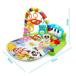 Baby Music Rack Play Mat Kid Rug Puzzle Carpet Piano Keyboard Infant Playmat Early Education Gym Crawling Game Pad Toy