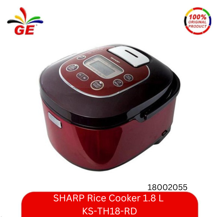 SHARP Rice Cooker 1.8 L KS-TH18-RD - 18002055 | Lazada Indonesia