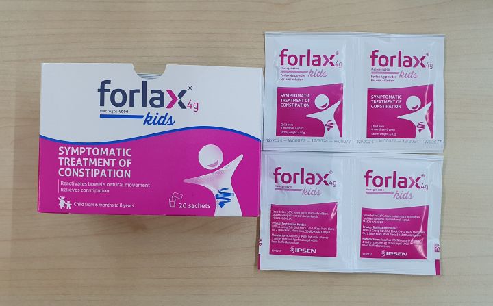 Forlax Kids 4g Macrogol 4000 Powder For Oral Solution 2s Lazada