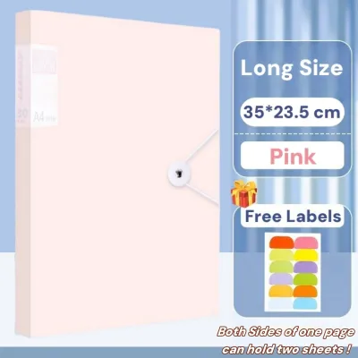 Clear Book Long Expanding File Folder Clear Folder Organizer Paper Organizer Document Storage Long