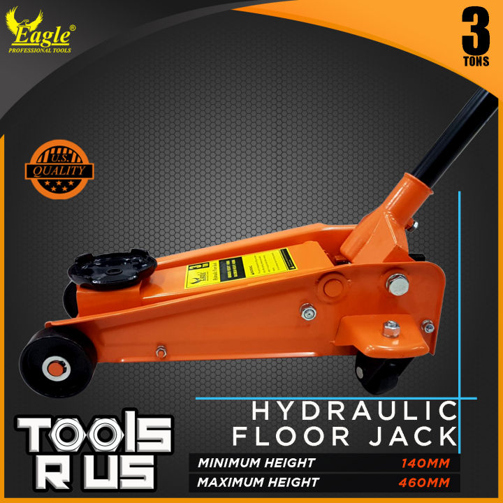 Eagle Hydraulic Floor Jack 3 Tons (Crocodile Jack) Lazada PH