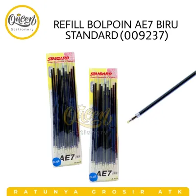 1 PAK (12 PCS) REFILL BALLPOINT AE7 STANDARD / ISI PULPEN / REFILL BOLPEN AE7 / TINTA BOLPOIN
