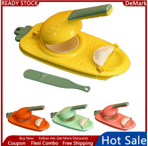 2025 New 2 In 1 Dumpling Maker Dumpling Press Dumpling Maker Machine Multifunction Dumpling Mold Set Dumplings Skin Artifact DIY Tool Manual Dumpling Press Maker Safety ABS Material