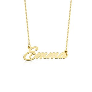 Kalung Cewek Anti Karat Ukir Nama