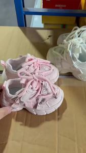 Childrens Sneakers 2026 Spring new womens running shoes for girls student shoes mesh shoes and dad shoes
