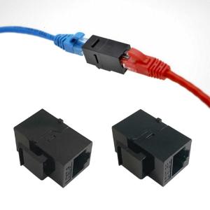 CAT6 CAT5E Straight Through Modules RJ45 Connector Information Socket Computer Coupler Cable Adapter Ethernet