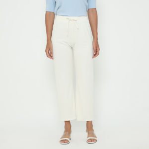 MINEOLA Elastic Waist Long Pants (Celana kulot wanita kekinian korean style)