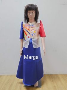 Sinag MULTI Color Bolero & Wrap Around Satin Skirt for Kids