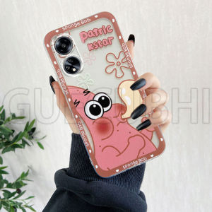 เคสโทรศัพท์ OPPO A98 5G A58 A77s A78 A77 A96 A76 A57 A54 A17 A17K A95การ์ตูนน่ารักบ๊อบปลาดาวแพททริกนิ่มใสปลอกซิลิโคน เคสOPPO A58 4G ฝาครอบโทรศัพท
