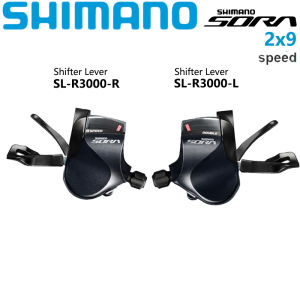 Shimano SORA R3000 Flat Bar Shifter 2x9 Speed Road Bike Flat Bar Shif Lever Original Bike Accessories