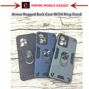 REDMI NOTE 12 (4G) Armor Rugged Back Case WITH Ring Stand
