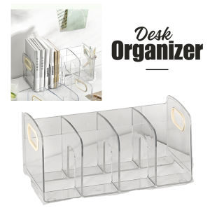 Multifunctional Desktop Storage Organizer Space Saver Bookshelves Stationery Organizer Office School Supplies Holder