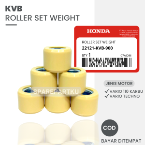 KVB ROLLER SET VARIO KARBU / ROLLER VARIO 110 KARBU / BEAT FI / ROLLER STANDAR VARIO 110 CW TECHNO / VARIO LAMA / PEMBERAT / ROLLER / CVT