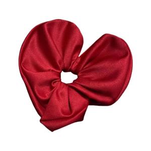 Độ co giãn cao trái tim satined băng đô quá khổ scrunchy hairband cho kiểu tóc thoải mái tất cả đều hợp hairtie