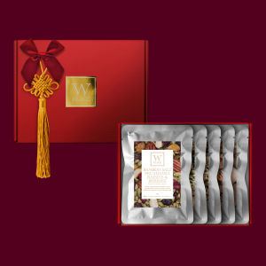 W PLACE CNY Small Red Wine Color Gift Box 5 in 1