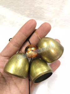 CARRISWERTE Feng Shui Decor THICK BRASS BELLS Wind Chime Door chime ELEPHANT