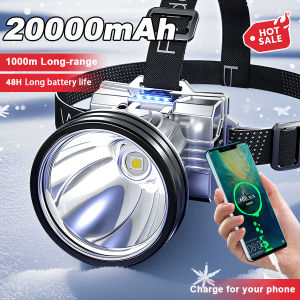 Lampu suluh kepala kuat terang super terang Headlamp led rechargeable waterproof head light super bright 强光头灯