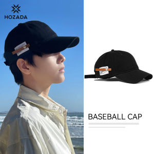 HOZADA หมวกเบสบอลยูนิเซ็กซ์หมวกปีกกว้างย้อนยุคหมวกป้องกันแดดระบายอากาศได้หมวกบังแดดกลางแจ้งปรับได้หมวกช้อปปิ้งเดินทางหมวกกีฬากลางแจ้งสำหรับผู้ชายผู้หญิง