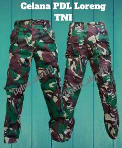 BEST - Celana PDL loreng TNI Celana Panjang Cargo army Malvinas Premium