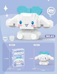 【Ready Stock】3D Mini Building Block Cute Character Model Nano Block Cartoon block Toys 微颗粒/积木/摆件/玩具礼物/模型