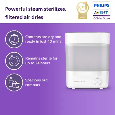 Philips Avent 4 in 1 Premium Baby Bottle Electric Steam Sterilizer & Dryer SCF293/01