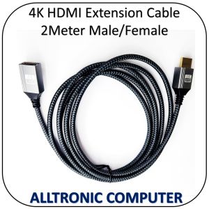 2Meter 4K HDMI Extension Cable / High Quality HDMI 2.0 Male Female Extension Cable