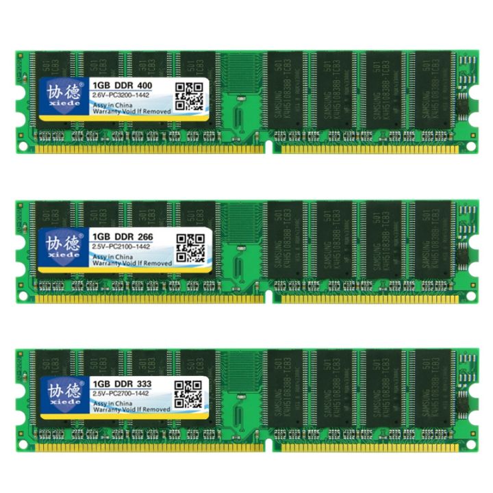 Pikaly-Xiede Desktop Pc Memory Ram Module Ddr 1Gb Ddr1 184Pin Dimm