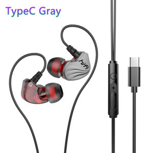 Vaorlo S2000 (tai nghe Thương hiệu) tai Tai nghe nhét tai âm thanh trầm âm thanh vòm 6D Tai nghe khử tiếng ồn tai nghe thể thao chống mồ hôi chống nước IPX5 Tai nghe nhét tai Tai nghe chơi game loại C có mic cắm tai nghe chất lượng cao 3.5mm cho Samsung/X