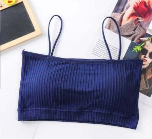 Ladateens shop พร้อมส่ง!!! 🔥083 ชุดชั้นในสายเดี่ยว แบบร่อง แนวชิคๆ มี 12 สีให้เลือก ไร้โครง ผ้านิ่มใส่สบาย